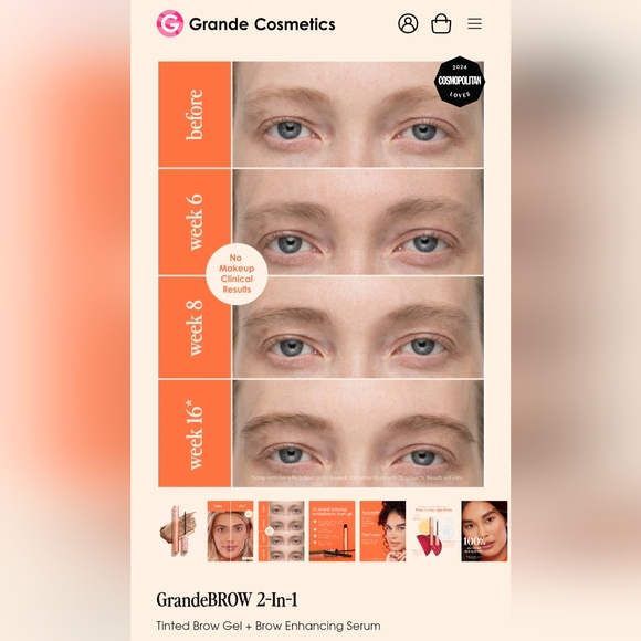 Grande Brow 2 in 1 in Medium - Picture 3 of 3